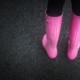 Framer's wife in pink boots